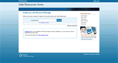 Desktop Screenshot of galesites.com